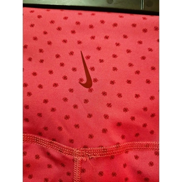 Nike Yoga Pink‎ Polka-dot XL NWT Pants. Waist Wrap Accent. - Picture 3 of 11